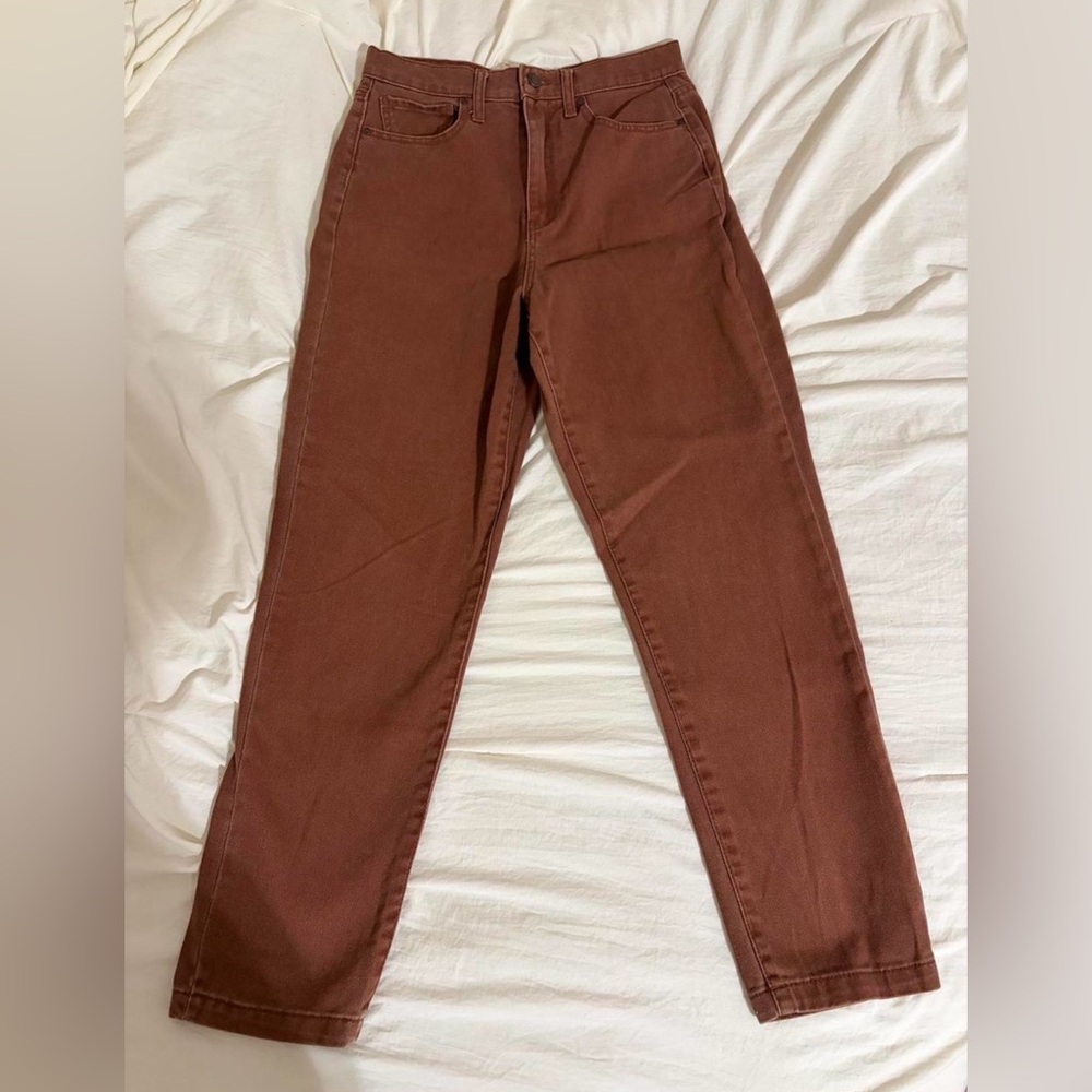 RSQ Women's Straight Leg Brown Jeans